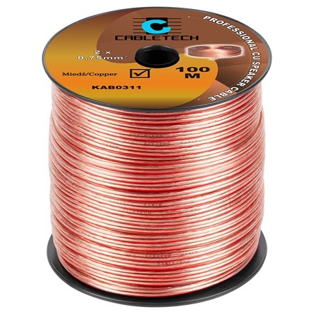 cablu difuzor 0.75mm cu transparent - imagine 3